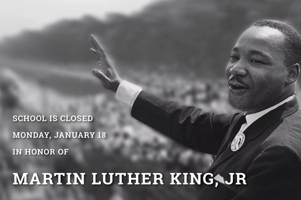 Honoring Martin Luther King Jr No School Jan 18th Rose Valley Elementary School