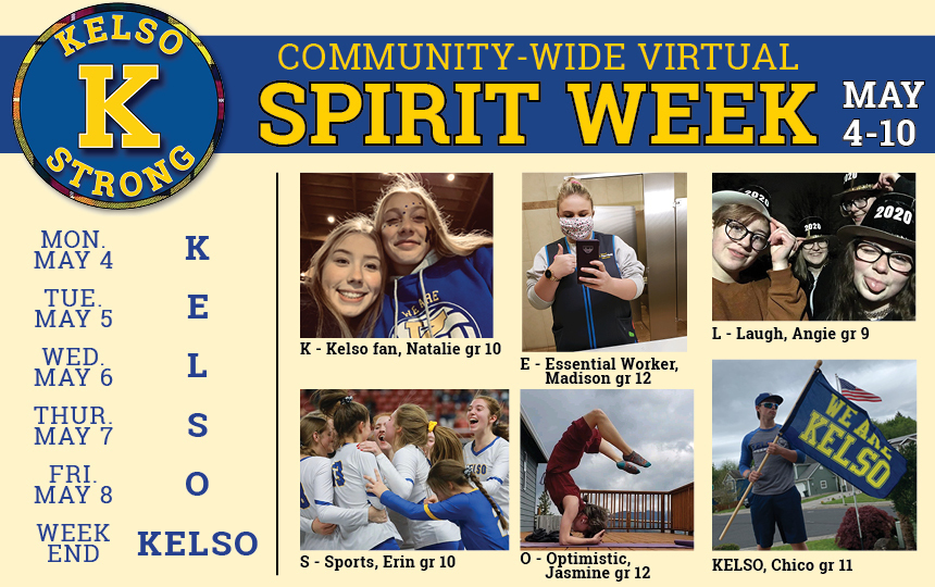 KELSO STRONG Virtual Spirit Week