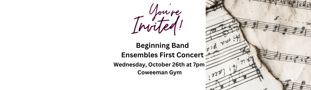 Beginning Band Ensembles  First Concert