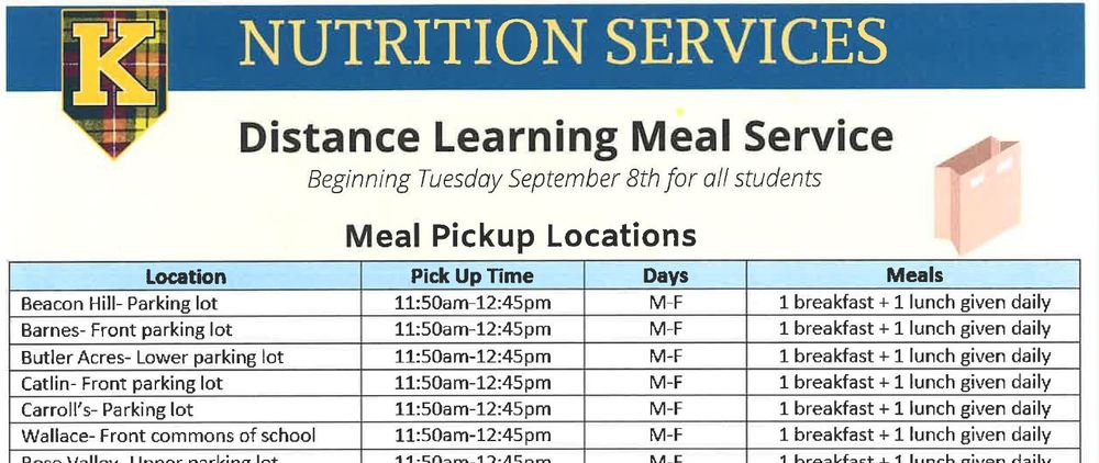 Lunch Distribution Locations