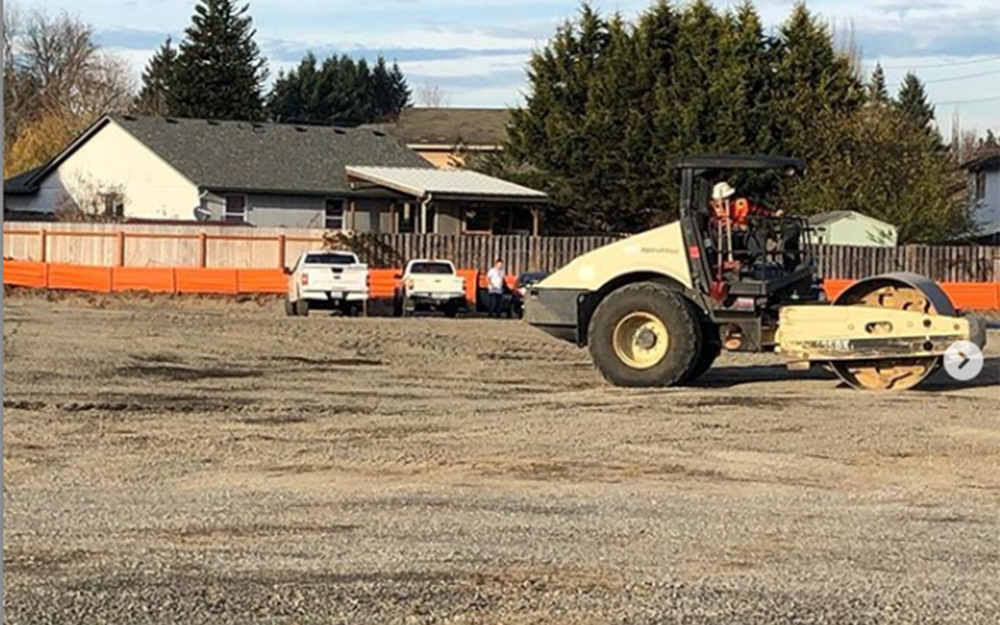 Preparing the ground at Lexington - Nov 15, 2019