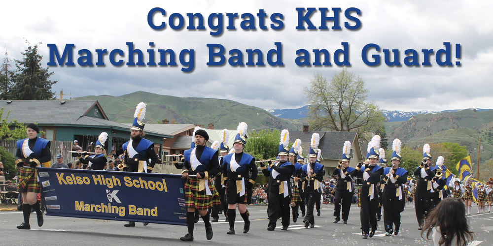 congrats marching band  & guard