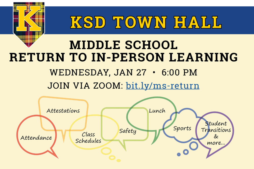 Town Hall Webinar for Middle Schools 